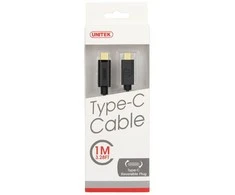 Unitek USB-C - microUSB 1.0m juoda