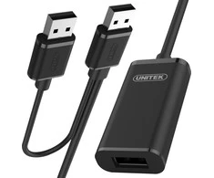 UNITEK Y-279 Unitek Cable USB 2.0 Active Extension, 20m, Y-279