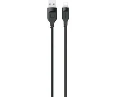 USAMS lightning kabelis 2.4A 1.2m Fast Charging Lithe Series juodos spalvos SJ565USB01 (US-SJ565)