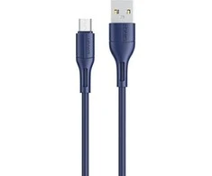 USAMS kabelis U68 microUSB 2A Fast Charge1m mėlynos spalvos SJ502USB03 (US-SJ502)