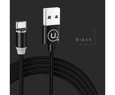 USB Usams USB-A – USB-C laidas 1 m juodas (63741-uniw)