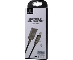 USAMS Kabelis power-off U-Sun Lightningjuodos spalvos 1,9m IPYSUSB201 (US-SJ170)