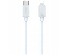 Kabelis USAMS KY Series US-SJ692 30W USB-C į Lightning 1m baltas