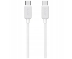 Kabelis USAMS KY Series US-SJ691 60W USB-C į USB-C 1m baltos spalvos