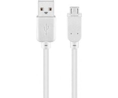 Goobay Kabelis USB USB-A – micro-B 0,3 m baltas (RB96191)