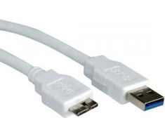 Value USB vertė USB-A laidas – 3 m baltas (11.99.8877)