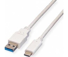 Kabelis USB vertė VALUE Kabelis USB 3.2 Gen 1, A-C, M/M, 1 m