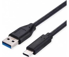 USB kabelis Value USB-C - USB-C 0,5 m juodas (S3016-10)
