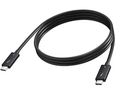 Kabelis USB Vision 2 m Thunderbolt 4 40 Gb/s 100W PD Juodas (TC 2MUSBCTB4/BL)