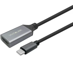 USB kabelis VivoLink HDMI female to USB-C Cable