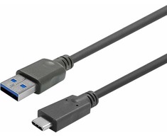 Kabelis USB VivoLink USB-C - USB-A 1 m Juodas (PROUSBCAMM1)