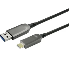 Kabelis USB VivoLink USB-C - USB-A 10 m Juodas (PROUSBCAMMOP30)