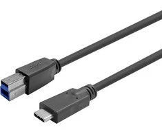 Kabelis USB VivoLink USB-C - USB-B 5 m Juodas (PROUSBCBMM5)