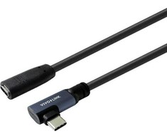 Kabelis USB VivoLink USB-C kątowy 0,3 m 20 Gb/s USB 3.2 (PROUSBCMF0.3A)