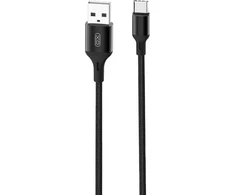 USB laidas į USB-C XO NB143, 1 m (juodas)