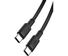 XO kabelis NB-Q199 PD USB-C - USB-C 1,5m 100W juodos spalvos