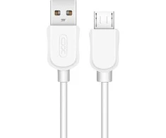 USB kabelis XO USB-A - microUSB 1 m Baltas (GSM095450)