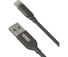 USB kabelis Yenkee USB-A - Žaibas 2 m Juodas (30016081)