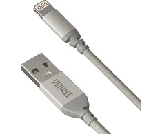 Yenkee USB kabelis USB-A – Lightning 1 m sidabrinis (30015969)