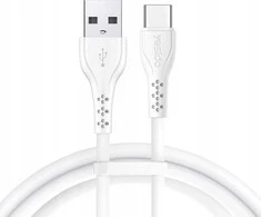 YESIDO LAIDAS CA71 18W USB/TYPE-C 1M 3A BALTASIS (20 VNT.)