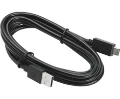 USB kabelis Zebra USB-A - USB-C 1 m Juodas (USB C - USB A)