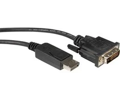 Value VERTĖ Kabelis DisplayPort, DP M - DVI (24+1) M 2 m