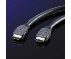 Value HDMI didelės spartos kabelis, M/M 3 m, 3 m, HDMI A tipo (standartinis), HDMI A tipo (standartinis), juodas
