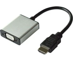 Adapteris AV Value HDMI - D-Sub (VGA) + Jack 3.5mm sidabrinė (12.99.3119)
