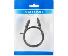 Vention Toslink optinio garso kabelio ventiliacijos anga 1 m (juodas)