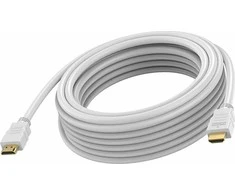 „Kabelis Vision VISION Professional“ diegimo HDMI laidas – VISAMĖ GARANTIJA – 8K esant 30 Hz – HDMI versija 2.1 – 48 Gbps – Dvigubas ekranas – Paauksuotos jungtys – HDMI (M) – HDMI (M) – Išorinis skersmuo 7,3 mm – AWG 26 – 5 m – Balta