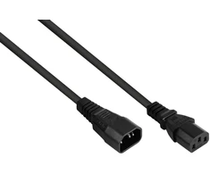 Kabelis zasilający Alcasa Kabelmeister SK0130-S018 kabelis zasilające Juodas 1,8 m Wtyczka zasilająca typu E+F IEC C13