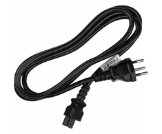 Keine Marke Kabelis zasilający Diverse NN Power Cable – Switzerland Type C5 – 1.8 m – Juodas