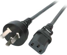 Kabelis zasilający EFB Elektronik EK492.1,8V2 kabelis zasilające Juodas 1,8 m Wtyczka zasilająca typu I C13 panel