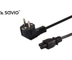 Maitinimo laidas nešiojamam kompiuteriui dobilas SAVIO CL-67 1,2 m, multipack 10 vnt, 3 kontaktai