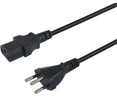 Kabelis zasilający Equip C13 ->T12 Bu/St juoda 1.80m PVC (112240)