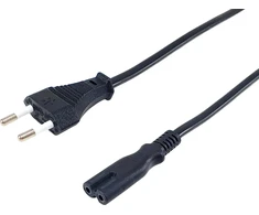 Kabelis zasilający Equip kabelis zasilający juoda 1,8 m C7 panel 2-pin