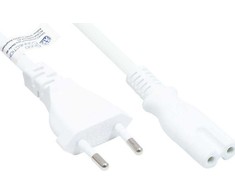 Good Connections Maitinimo kabelis CF12E CF12E Euro-Netzkabel an C7/Euro 8 Bu. baltas 10m