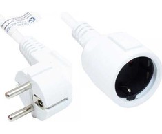 Kabelis zasilający Good Connections Good Connections Schutzkontakt Verlängerung baltas 2m