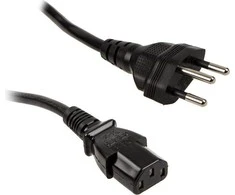 Kolink power cord Switzerland SEV 1011 (Type J, T12) to IEC C13 connector – 1.8m