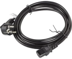 LANBERG CA-C13C-11CC-0030-BK maitinimo kompiuterio kabelis VDE CEE 7/7-> C13 3m