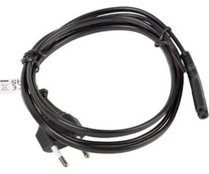 LANBERG CEE 7/16 IEC 320 C7 euro radio power cord 3m juodas