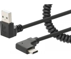 USB kabelis Manhattan USB-A - USB-C Juodas (356220)