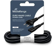 Kabelis zasilający MediaRange kabelis zasilające juoda 1,5 m CEE7/16 IEC C7 (MRCS346)