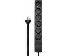 „Microconnect MC-GRU0610DKB“, 10 m, Vidaus sąlygoms, K tipas, K tipas, Tiesus, Juodas