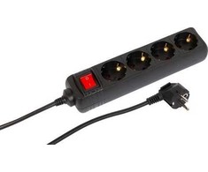 Kabelis zasilający MicroConnect Microconnect MC-GRU00415BS rozgałęziacz 1,5 m 4 x gniazdo jungiama į tinklą Wewnętrzna Juodas