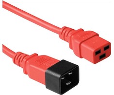 Kabelis zasilający MicroConnect Microconnect PE2019R3 kabelis zasilające Raudona 3 m C20 panel C19 panel
