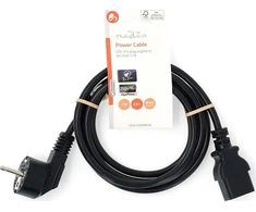 Kabelis zasilający Nedis CEGL10300BK20 kabelis zasilające Juodas 2 m Wtyczka zasilająca typu C IEC C19