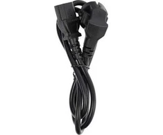 Oem Power cable for computer PC / spausdintuvas / monitorius 230V 16A 1 m juodas