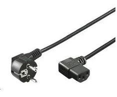 PREMIUMCORD Maitinimo laidas 230V 5m pasvirusi 90° kampu