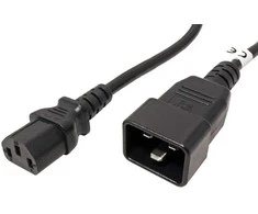 „PremiumCord“ maitinimo kabelis 230 V 10 A, 1 m ilgio, su IEC 320 C13 - IEC 320 C20 jungtimis